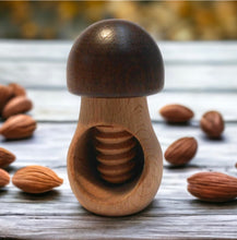 European Oak Mushroom Nut Cracker: Effortless, safe design. Crafted for superior nut cracking