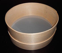 Wooden Flour Sifter Sieve Traditional Diameter 22cm 8.66 inches Handmade - Handcrafted Wood, Iron & Copper