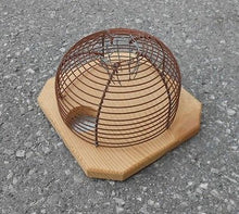 Mouse Trap Live Mice Catcher Traditional European Vintage Look - Handcrafted Wood, Iron & Copper