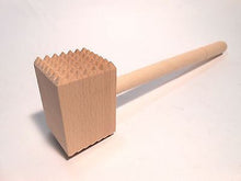 Double-sided Meat Hammer Wood Meat Tenderizer Tool Meat Mallet - Handcrafted Wood, Iron & Copper