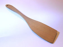 Cherry Wood Spatula Clear Cooking Utensils 30cm-11.8 inches Handmade Brown - Handcrafted Wood, Iron & Copper
