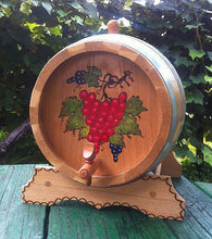 European Oak Barrels for Wine, Whiskey, Spirits Handmade 5 Liters 1.3 Gallons - Handcrafted Wood, Iron & Copper