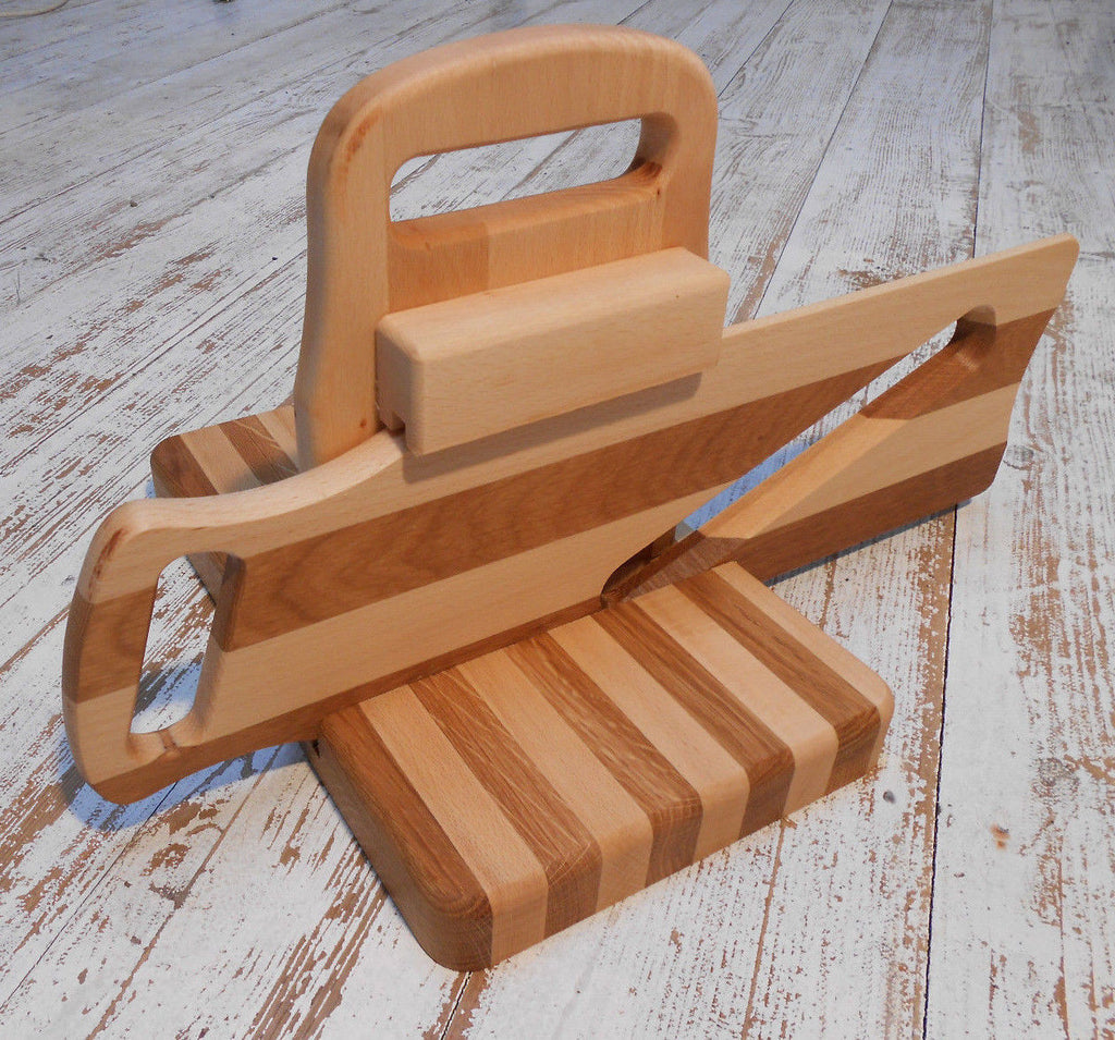 Wooden Guillotine Salami Slicer 19th Century Design Handmade – Wood, Iron &  Copper Craft