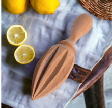 Wooden citrus reamer which makes your lemonade even more tasty or use it in kitchen when you need a dash of lemon.
