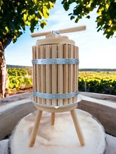 30 liters wine press make from an oak is must have for anyone who want to make his own wine and enjoy the results of his own wine making process. 