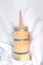 Wooden butter churn that was used for centuries is an awesome decoration to your home and fully functional equipment with which you could make your own healthy tasty butter.