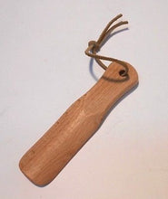 Wooden Shoehorn Shoespooner Natural Wood Shoe Horn - Handcrafted Wood, Iron & Copper