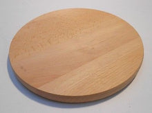Wooden Chopping Cutting Board Wood Kitchen Utensil Board Handmade Round - Handcrafted Wood, Iron & Copper