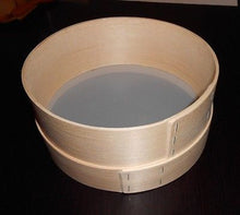Wooden Flour Sifter Sieve Traditional Diameter 15cm 5.90 inches Handmade - Handcrafted Wood, Iron & Copper