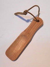 Wooden Shoehorn Shoespooner Natural Wood Shoe Horn - Handcrafted Wood, Iron & Copper