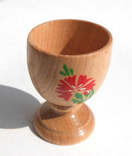 Wooden Egg Cups Poached Egg Stands Hand Painted or Natural Wood - Handcrafted Wood, Iron & Copper