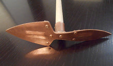 Copper Garden Hand Hoe Garden Copper Tool Small - Handcrafted Wood, Iron & Copper