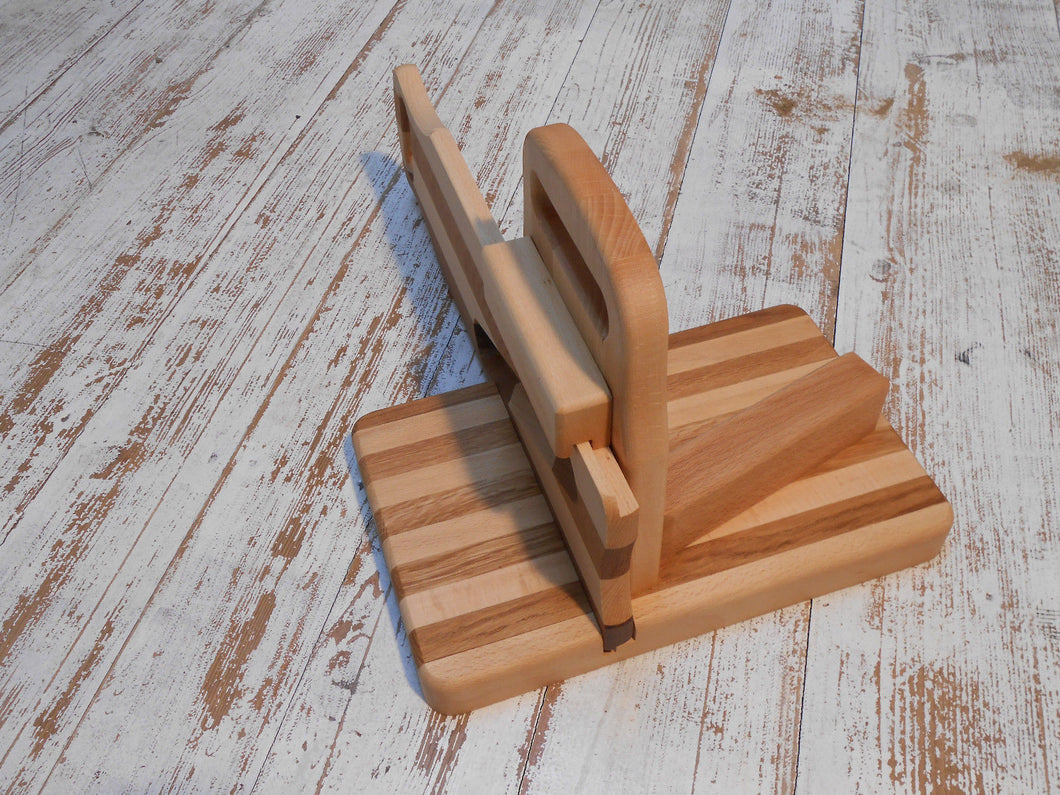 Wooden Guillotine Salami Slicer 19th Century Design Handmade – Wood, Iron &  Copper Craft